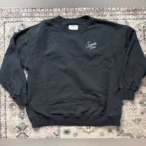 Women’s Old Navy Embroidered Sports Fan Oversized Navy Sweater size Small